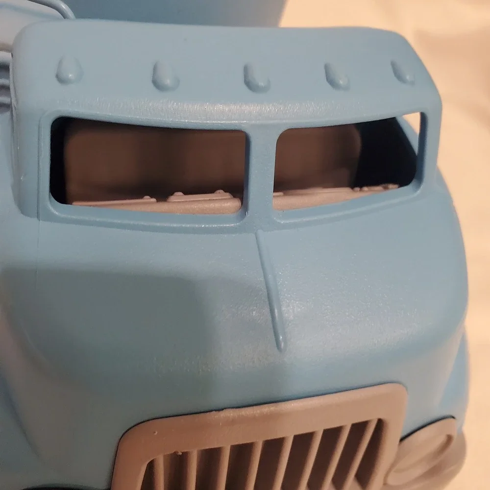 Green Toys Blue Transport Truck and Purple Airplane Recycled‎ Plastic Toy Set